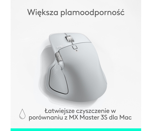 LOGITECH MX Master 4 for Mac Jasnoszary 910-007576 - 1365781 - zdjęcie 9